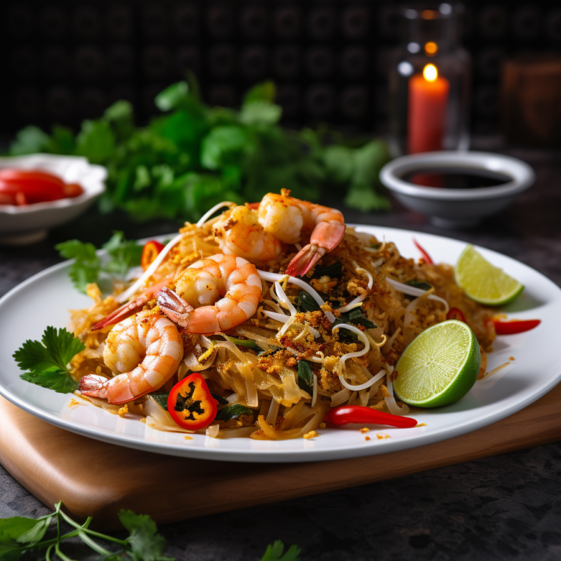 Homemade Shrimp Pad Thai