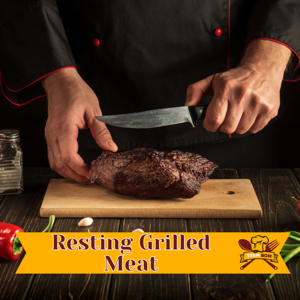 Resting Grilled Meat