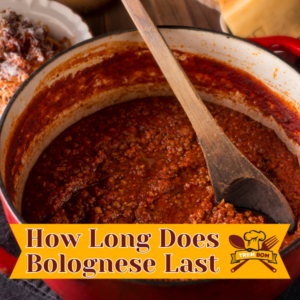 how long does bolognese last in the fridge