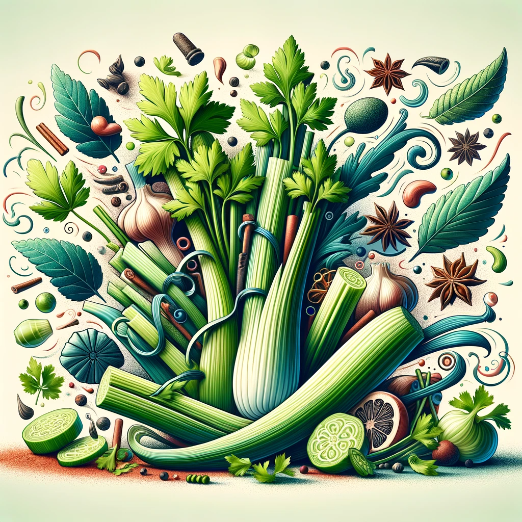 The Complexities of Celery's Flavor