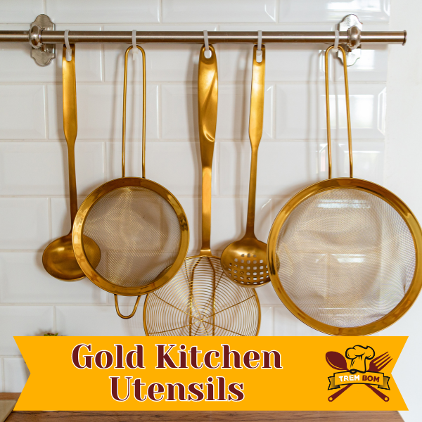 Gold Kitchen Utensils