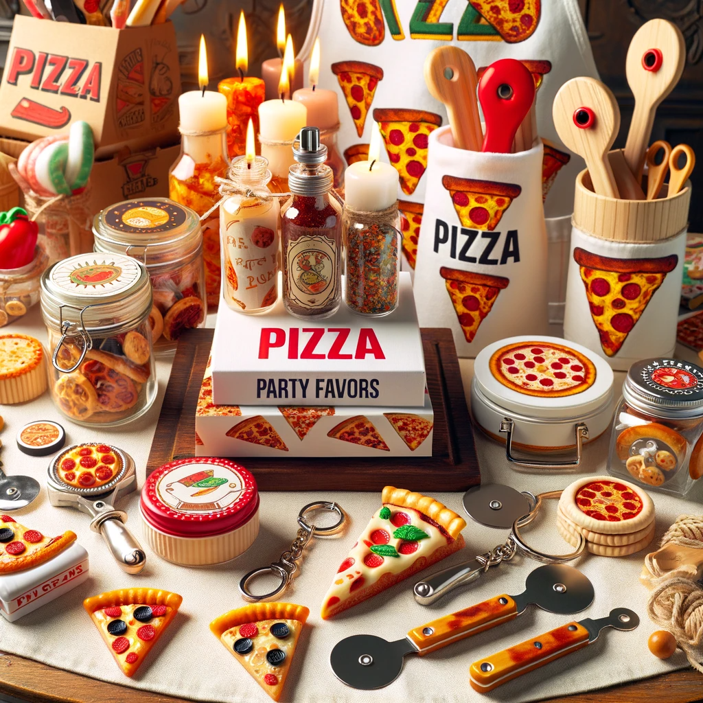 Pizza-Themed Party Favors