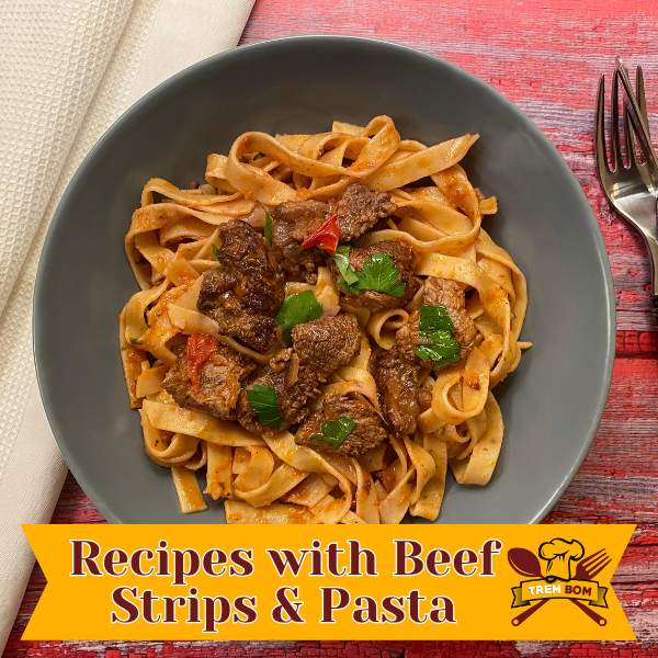 recipes with beef strips and pasta