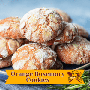 Orange Rosemary Cookies