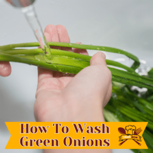 how to wash green onions